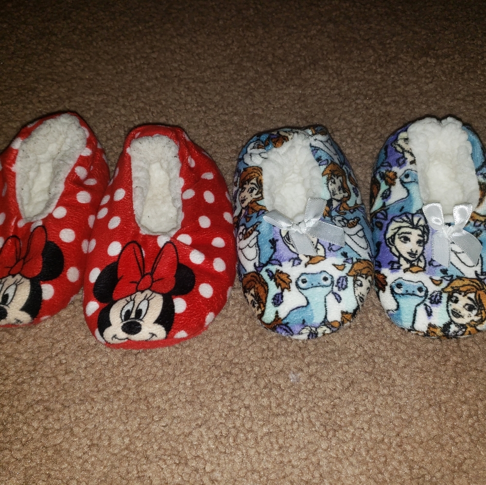 Disney Minnie & Frozen Slippers